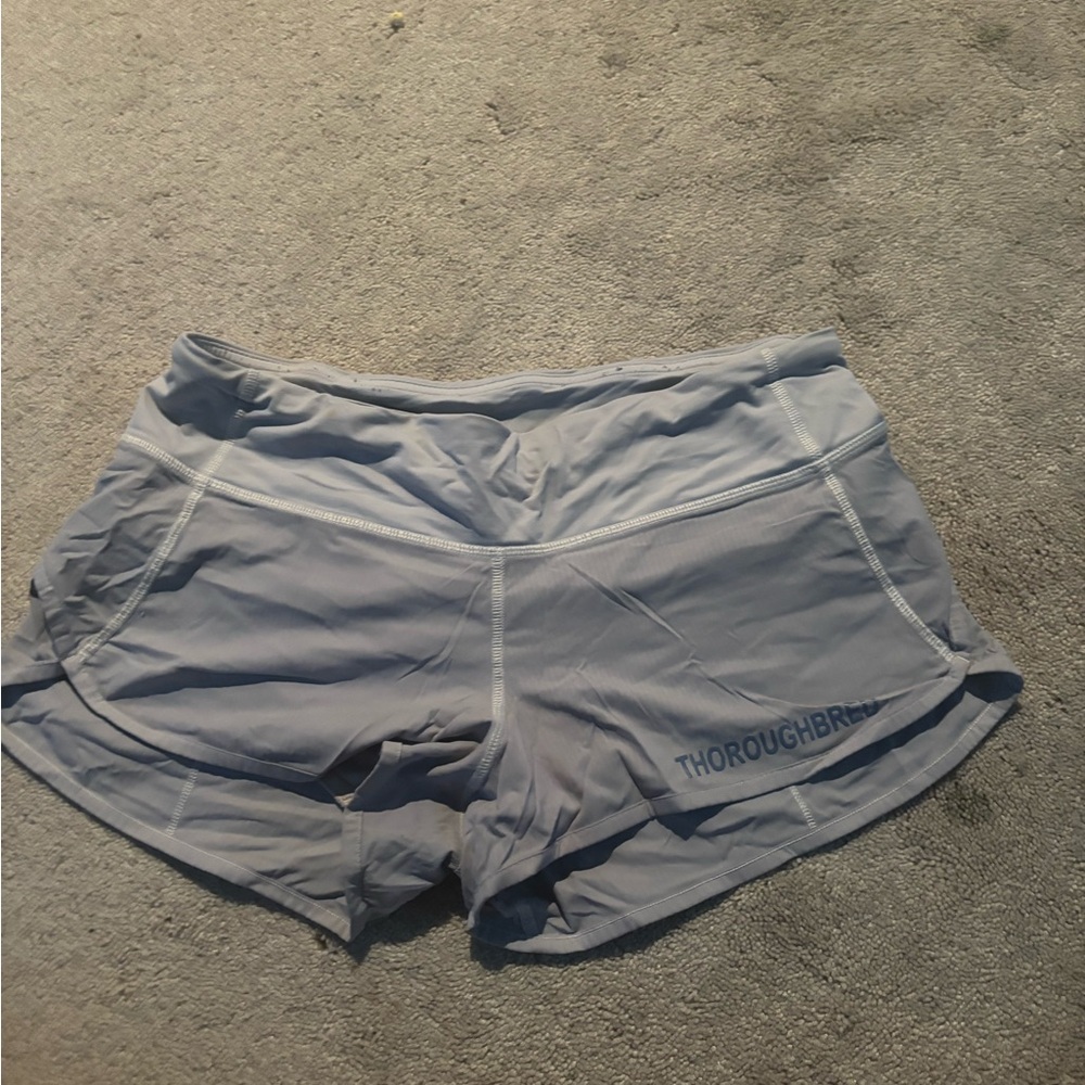 white lululemon shorts